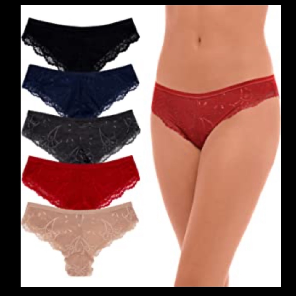 Rene Rofe lace 5 thongs